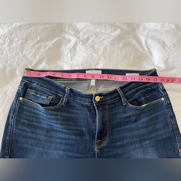 Frame | Women’s SZ 31 | Le Garcon Crop Denim Blue Jeans | Medium Wash Mid Rise - Picture 5 of 9
